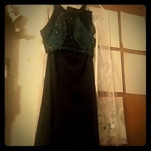 Two piece prom dress